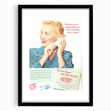 Retro DuPont Nylon Poster - Vintage Beauty Wall Art Print