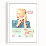 Retro DuPont Nylon Poster - Vintage Beauty Wall Art Print