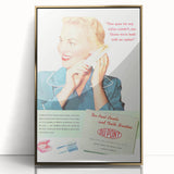 Retro DuPont Nylon Poster - Vintage Beauty Wall Art Print