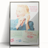 Retro DuPont Nylon Poster - Vintage Beauty Wall Art Print