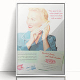 Retro DuPont Nylon Poster - Vintage Beauty Wall Art Print