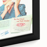 Retro DuPont Nylon Poster - Vintage Beauty Wall Art Print