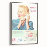 Retro DuPont Nylon Poster - Vintage Beauty Wall Art Print