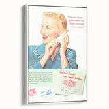 Retro DuPont Nylon Poster - Vintage Beauty Wall Art Print