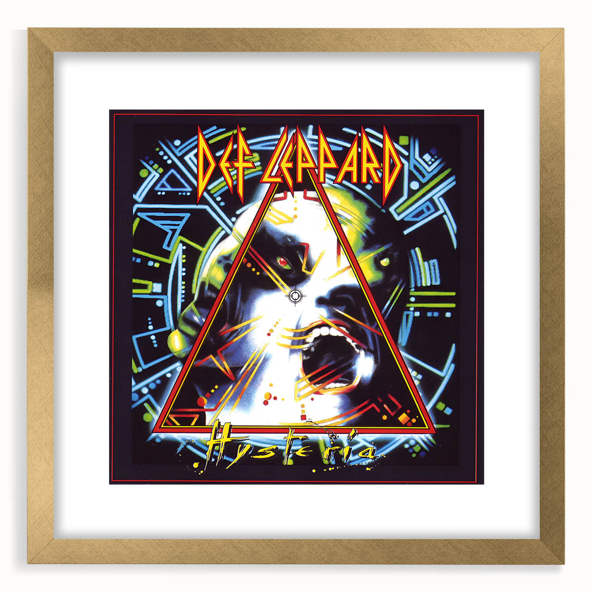 Retro Def Leppard Hysteria Poster - Vintage Prints for Wall Art