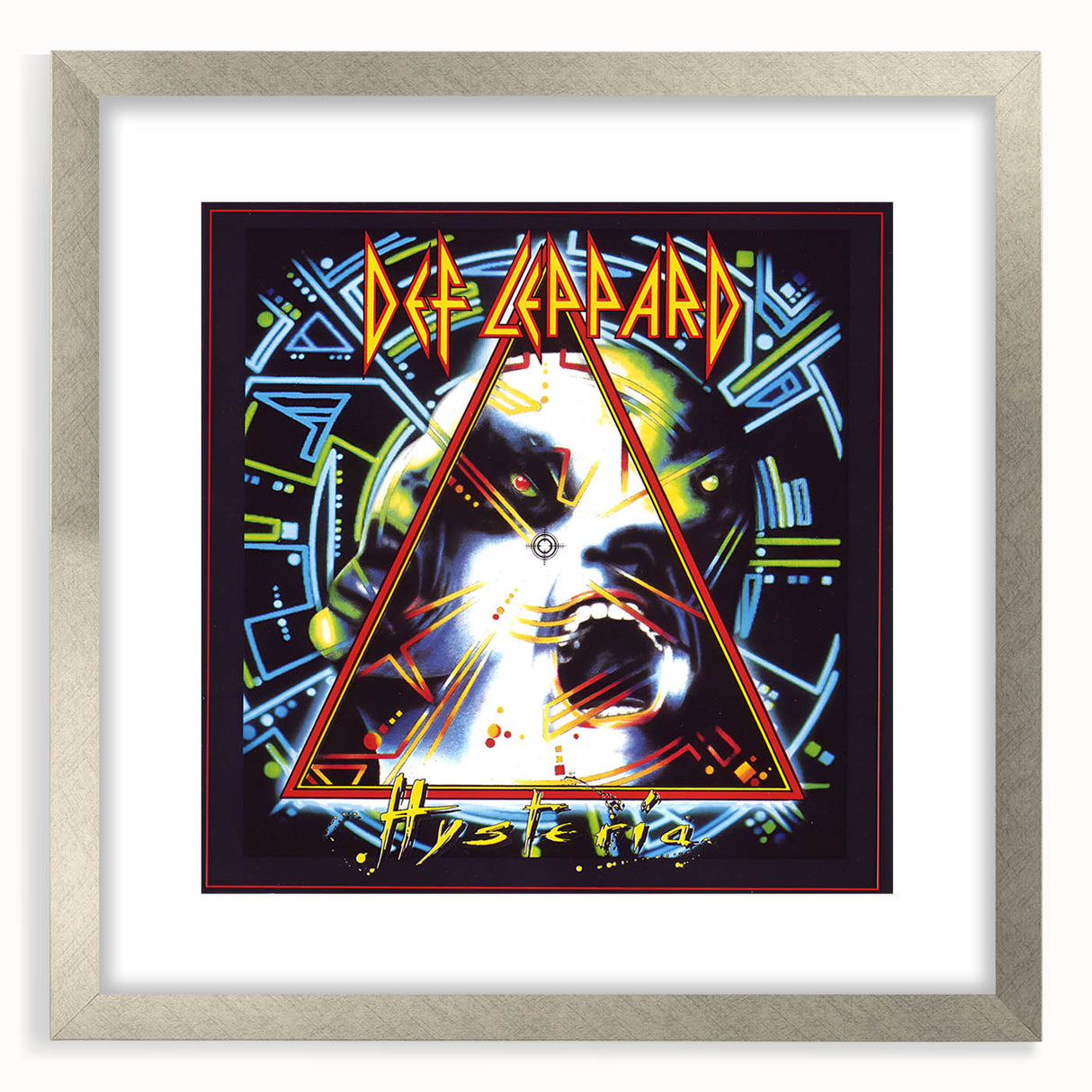 Retro Def Leppard Hysteria Poster - Vintage Prints for Wall Art