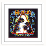 Retro Def Leppard Hysteria Poster - Vintage Prints for Wall Art