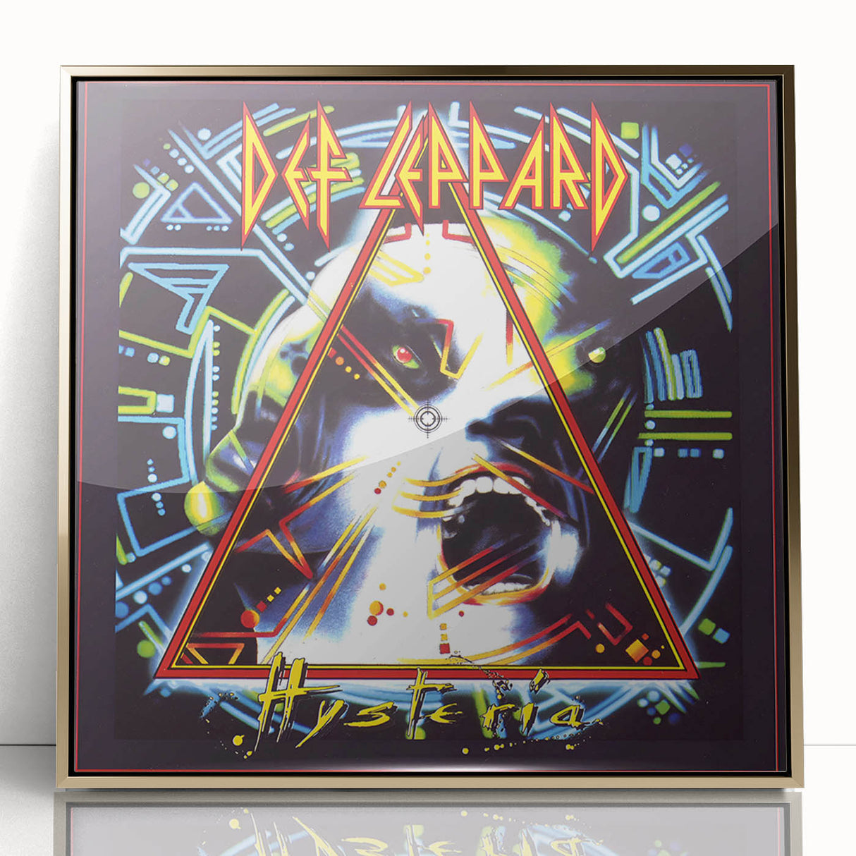Retro Def Leppard Hysteria Poster - Vintage Prints for Wall Art