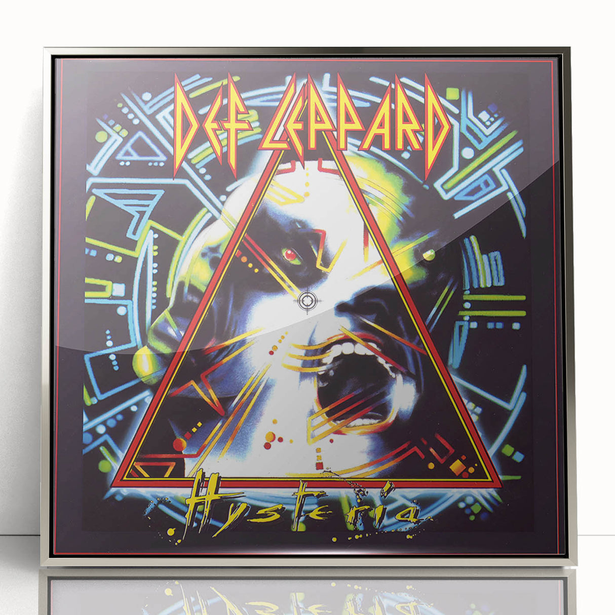 Retro Def Leppard Hysteria Poster - Vintage Prints for Wall Art