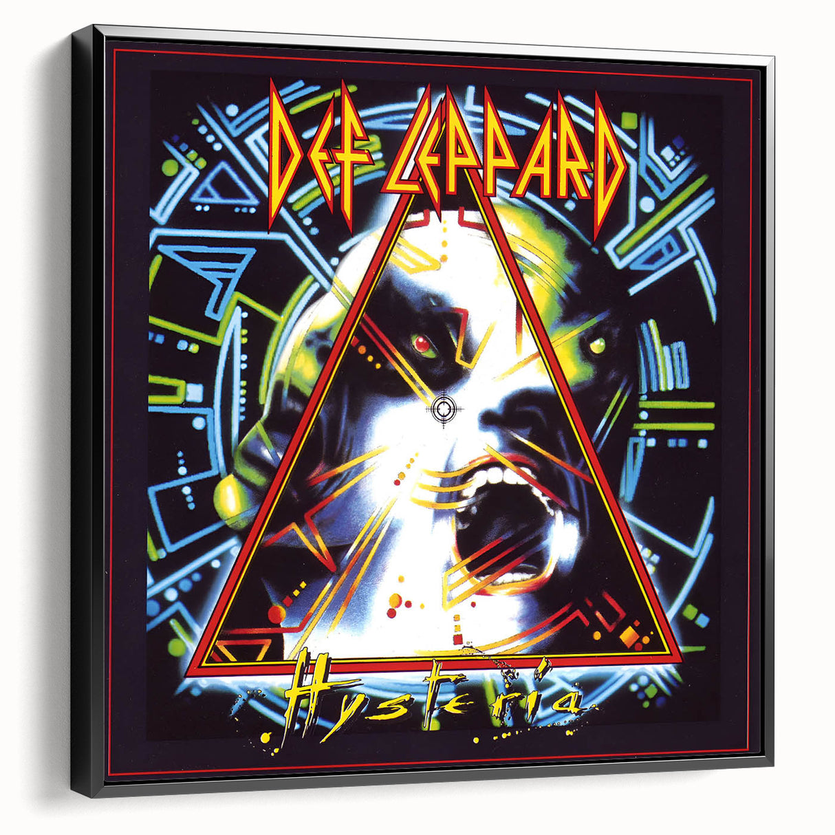 Retro Def Leppard Hysteria Poster - Vintage Prints for Wall Art