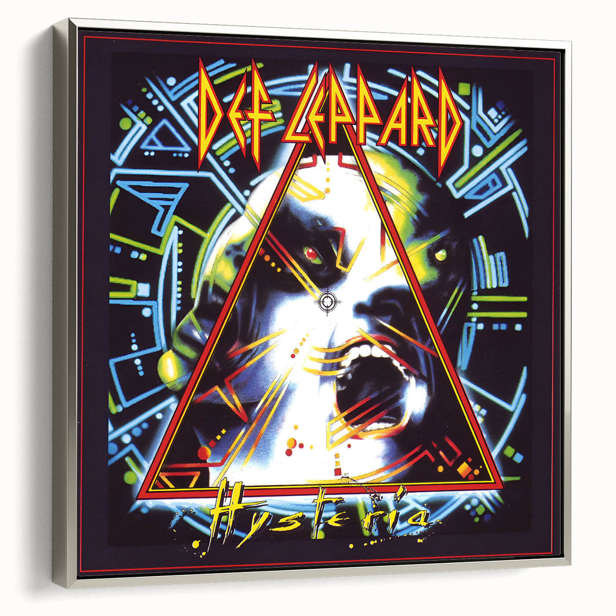 Retro Def Leppard Hysteria Poster - Vintage Prints for Wall Art