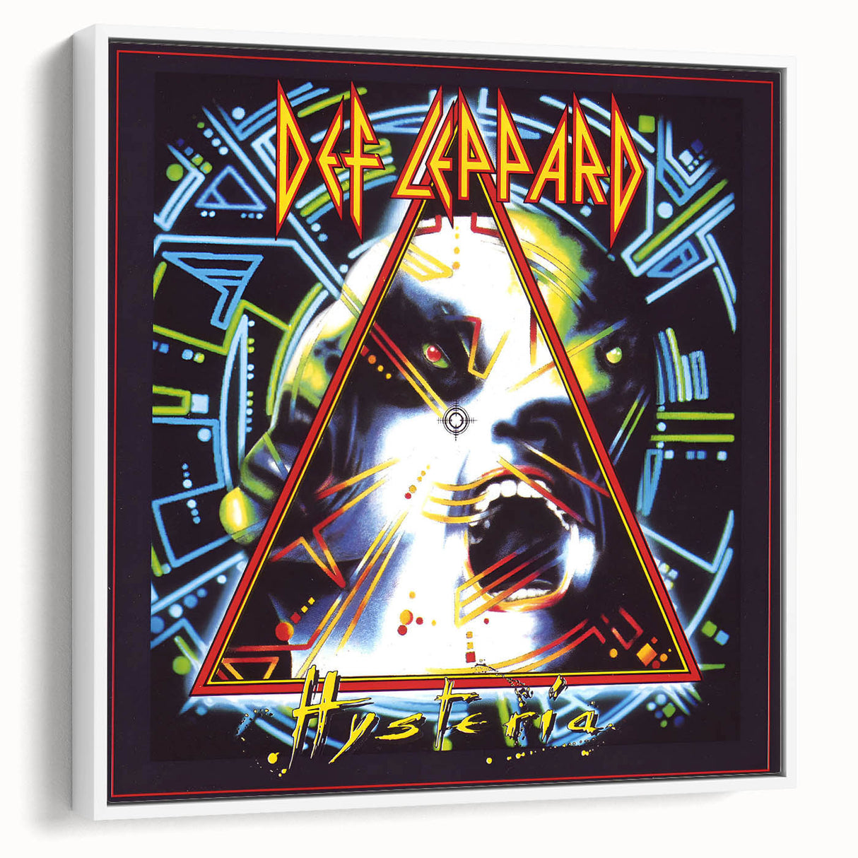 Retro Def Leppard Hysteria Poster - Vintage Prints for Wall Art