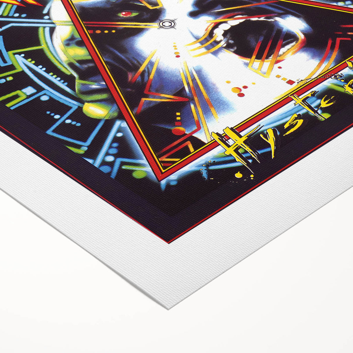 Retro Def Leppard Hysteria Poster - Vintage Prints for Wall Art