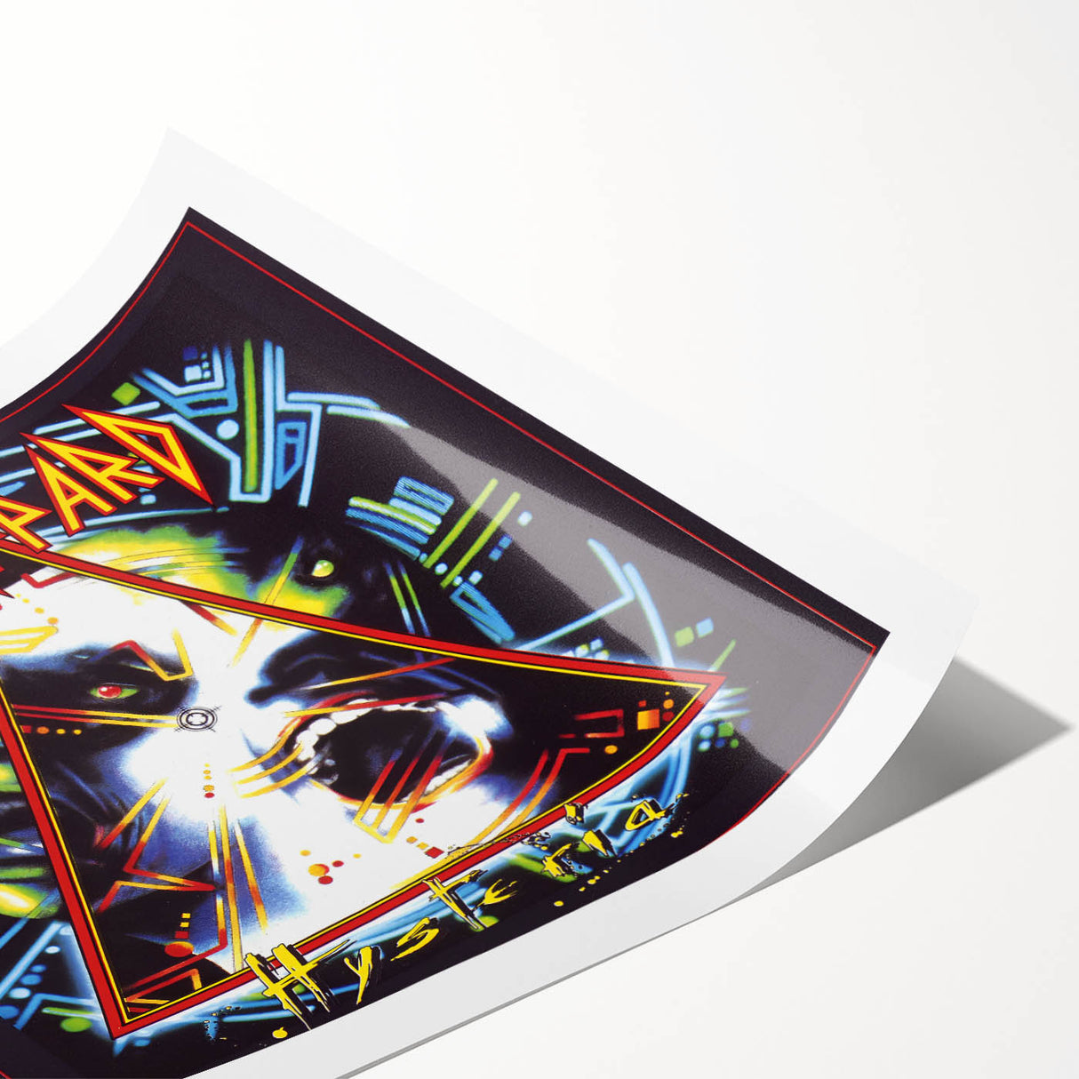 Retro Def Leppard Hysteria Poster - Vintage Prints for Wall Art