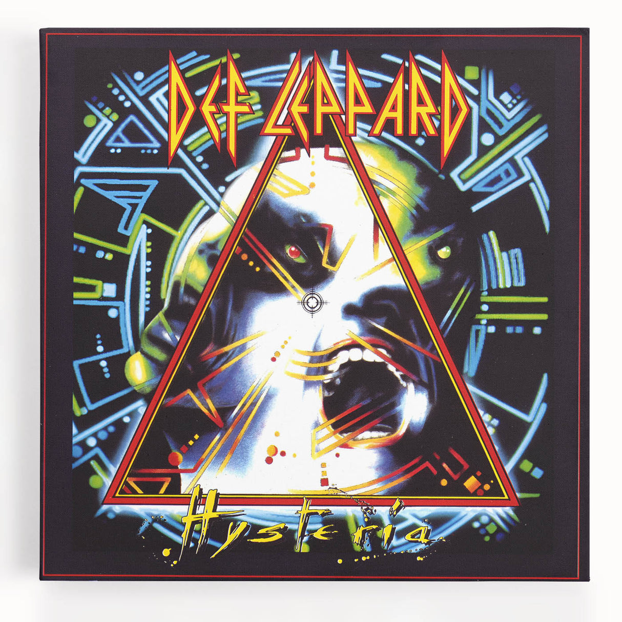 Retro Def Leppard Hysteria Poster - Vintage Prints for Wall Art