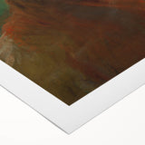 Realism Art Print - The Girl in the Red Dress, Expressive Canvas Portrait