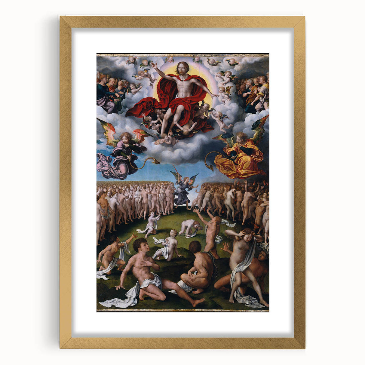Renaissance Art Prints - The Last Judgment by Joos van Cleve