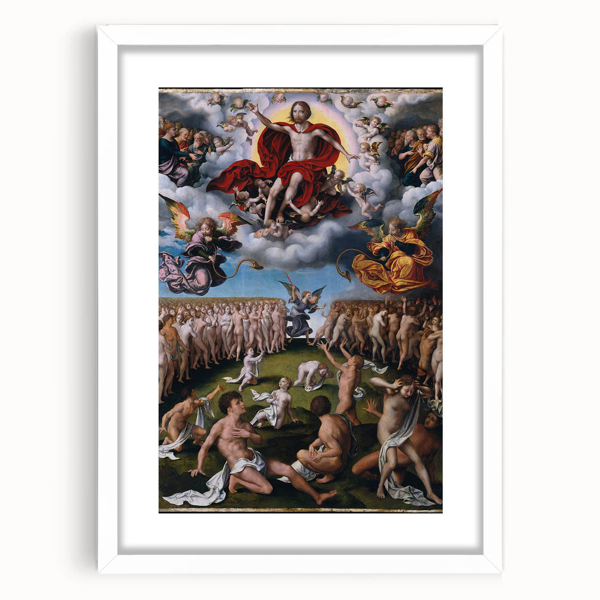 Renaissance Art Prints - The Last Judgment by Joos van Cleve