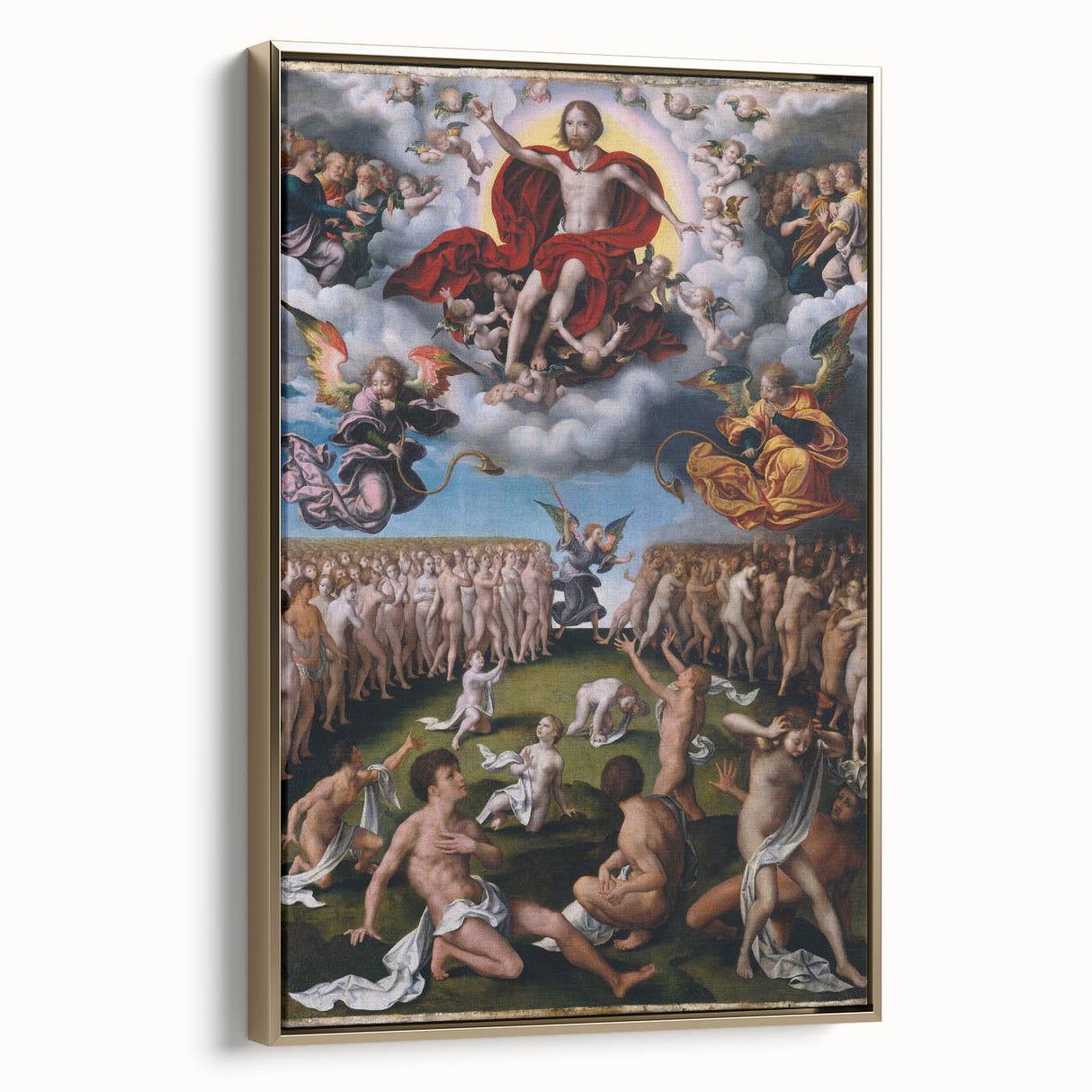 Renaissance Art Prints - The Last Judgment by Joos van Cleve