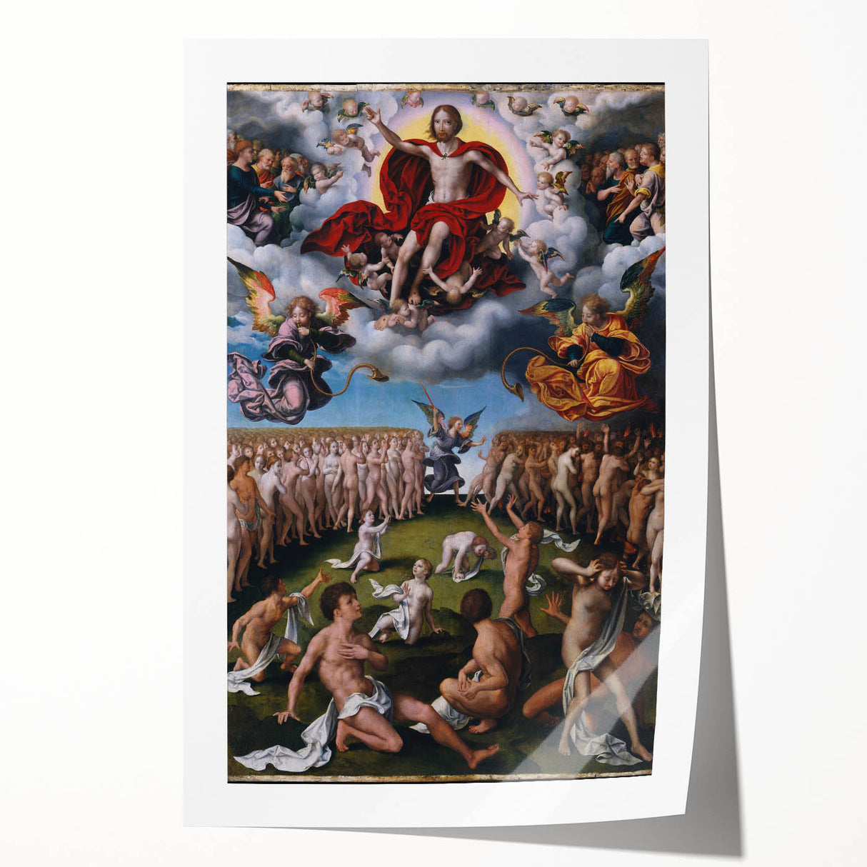 Renaissance Art Prints - The Last Judgment by Joos van Cleve