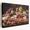 Rustic Charcuterie & Cheese Feast – Gourmet Kitchen Decor Art