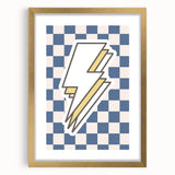 Lightning Bolt Boys Room Wall Art – Kids Wall Art Prints