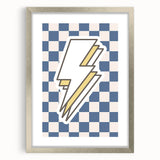 Lightning Bolt Boys Room Wall Art – Kids Wall Art Prints
