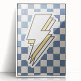Lightning Bolt Boys Room Wall Art – Kids Wall Art Prints
