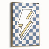 Lightning Bolt Boys Room Wall Art – Kids Wall Art Prints