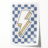 Lightning Bolt Boys Room Wall Art – Kids Wall Art Prints