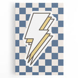 Lightning Bolt Boys Room Wall Art – Kids Wall Art Prints