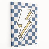 Lightning Bolt Boys Room Wall Art – Kids Wall Art Prints