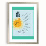 Meet the Sun - Kids Educational Wall Art Learning Print