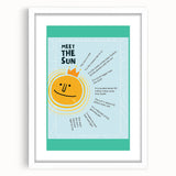 Meet the Sun - Kids Educational Wall Art Learning Print