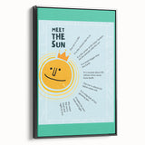 Meet the Sun - Kids Educational Wall Art Learning Print