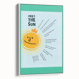 Meet the Sun - Kids Educational Wall Art Learning Print