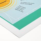 Meet the Sun - Kids Educational Wall Art Learning Print