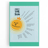Meet the Sun - Kids Educational Wall Art Learning Print