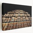 Large canvas print of a serene Indian landscape in soft earth tones, ideal for kitchen wall art.