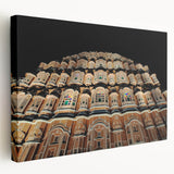 Large canvas print of a serene Indian landscape in soft earth tones, ideal for kitchen wall art.