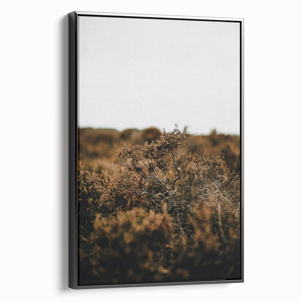 Black and white landscape art painting featuring a vintage poster style on framed canvas, ideal for bedroom decor.