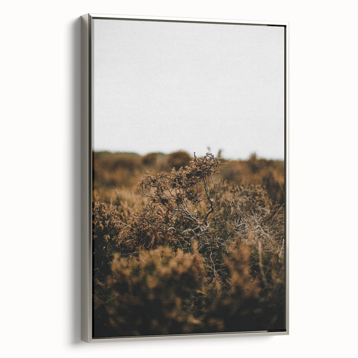 Landscape art painting featuring a fall scene with colorful foliage on a framed canvas, ideal for living room decor.