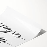 Extra large wall art featuring line art flowers in black on a white background, ideal for large living room decor.