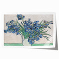 Rolled canvas print of Van Gogh-inspired floral art in vibrant colors, suitable for dining room or bathroom wall decor.