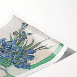 Extra large rolled canvas print featuring line art flowers in a monochrome palette, ideal for large living room wall art.