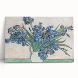 Large black and white print of Van Gogh's Starry Night on stretched canvas, ideal for kitchen wall art.