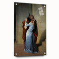 Romanticism Art: The Kiss - Historical Romantic Canvas Print