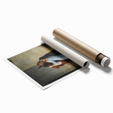 Romanticism Art: The Kiss - Historical Romantic Canvas Print