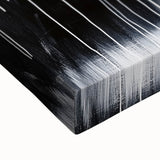 Black and White Abstract Tree Wall Art - Modern Large Canvas