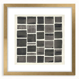 Abstract minimalist frame with gold mat showcasing a modern design, perfect for enhancing contemporary home decor. Ideal for art enthusiasts seeking elegance.